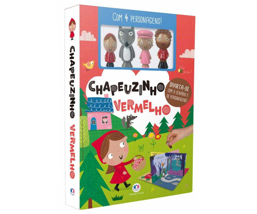 LIVRO COM CENARIO - CHAPEUZINHO VERMELHO